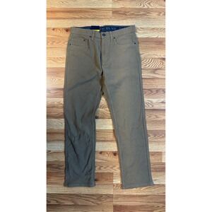 JACHS New York Mens Straight Fit 5-Pocket‎ Pant Tan Flex Waistband 32x29 1776788